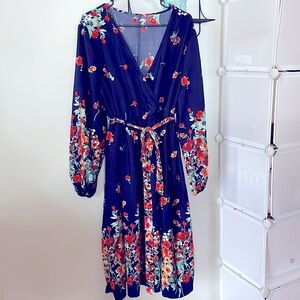 SHEIN Floral MIDI Dress - Size 3X
